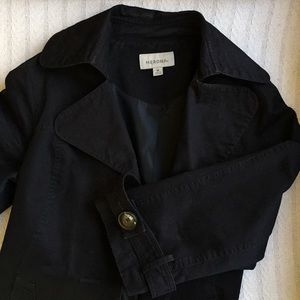 Merona Bell Sleeve Lightweight Black Jacket